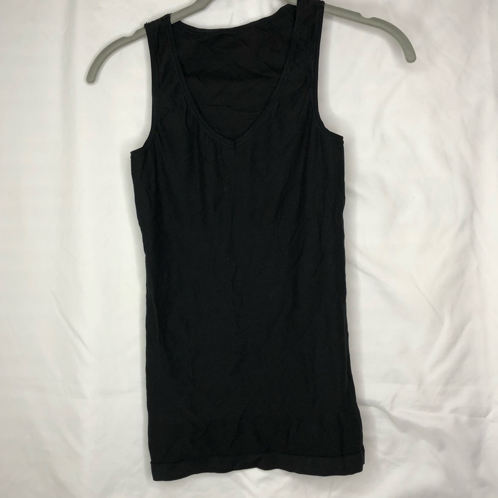 Yummie Cotton Seamless Shapewear V Neck Tank - Picture 8 of 12